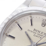 ROLEX Rolex Oyster Petur Date Antique 6524 Ladies SS Watch Automatic Wramed Gray Dial AB Rank Used Ginzo