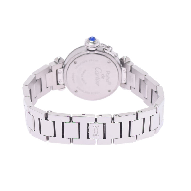 Cartier Cartier Cartier Miss Pasha Ladies SS Watch Quartz Silver Dial A Rank used Ginzo