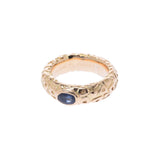 CHAUMET Shome Sapphire No. 8.5 Ladies K18YG Ring / Ring A Rank Used Ginzo