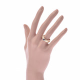 CHAUMET Shome Sapphire No. 8.5 Ladies K18YG Ring / Ring A Rank Used Ginzo