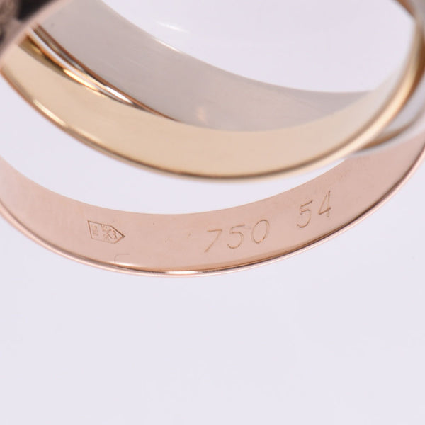 Cartier Cartier Trinity Three Color #54 13.5 Unisex K18YG/WG/PG Ring/Ring A Rank used Ginzo