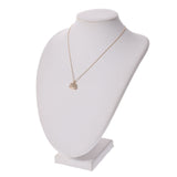 POLA Pola Jewelry Box Motif Diamond 0.45ct Ruby 0.17ct Ladies K18YG Necklace A Rank Used Ginzo