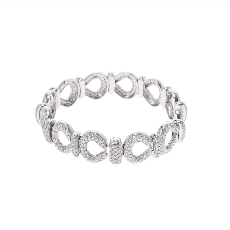 DAMIANI Damiani diamond 5.02ct Circle style design unisex K18WG Bracelet A rank used Ginzo