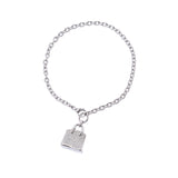 [Summer Selection 300,000 or more] HERMES [Hermes] Amulet Birkin 17cm Diamond 0.44ct Bracelet/K18WG Unisex