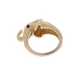 其他Jumpiere Bellan Elephant Motif Onikis/D​​iamond 0.12ct Gold No. 12.5女士K18YG戒指/戒指A等级使用Ginzo