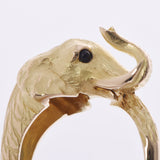 其他Jumpiere Bellan Elephant Motif Onikis/D​​iamond 0.12ct Gold No. 12.5女士K18YG戒指/戒指A等级使用Ginzo