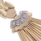 POMELLATO ポメラート キングモチーフ チャーム ユニセックス K18YG/ダイヤ ペンダントトップ Aランク 中古 銀蔵