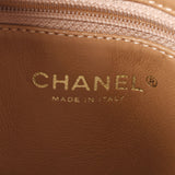 香奈儿香奈儿（Chanel Chanel）重印手提袋米色金色支架女士鱼子酱皮包袋ab rank used ginzo