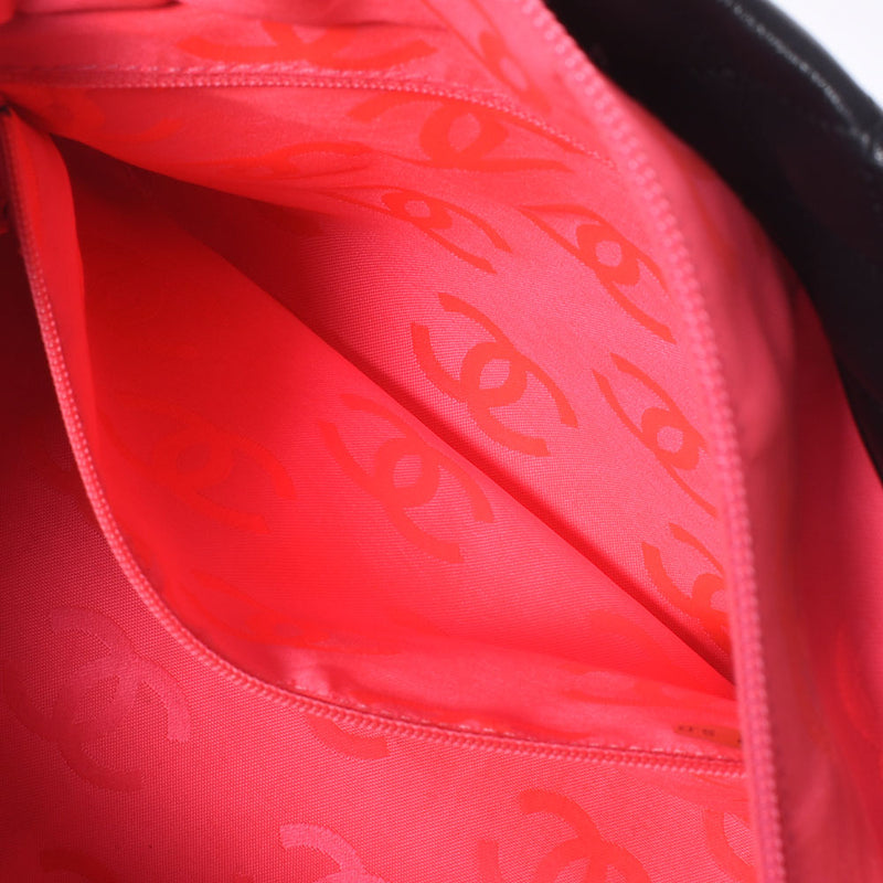 香奈儿香奈儿（Chanel Chanel Cambon）系列大手提袋黑色/搪瓷女士皮革手提袋AB级使用Ginzo