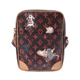 路易威顿路易·维顿（Louis Vuitton）路易威登（Louis Vuitton）会标猫革兰am Panam套装一侧仅橙色M44399女士会标帆布肩袋一个等级二手Ginzo