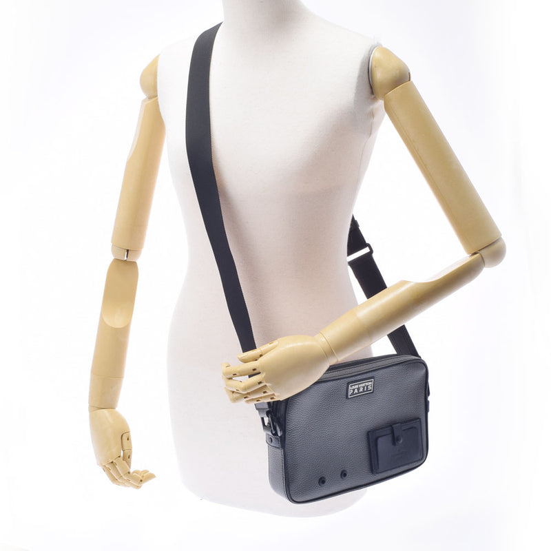 路易威顿路易斯·维顿（Louis Vuitton）Alpha Messenger灰色/黑色/橙色M52767女蛋白皮革肩带AB AB级使用Ginzo