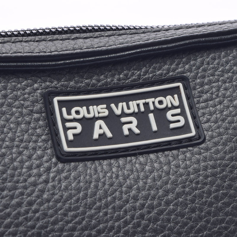 LOUIS VUITTON Louis Vuitton Alpha Messenger Gray/Black/Orange M52767 Unisex Leather Shoulder Bag AB Rank Used Ginzo