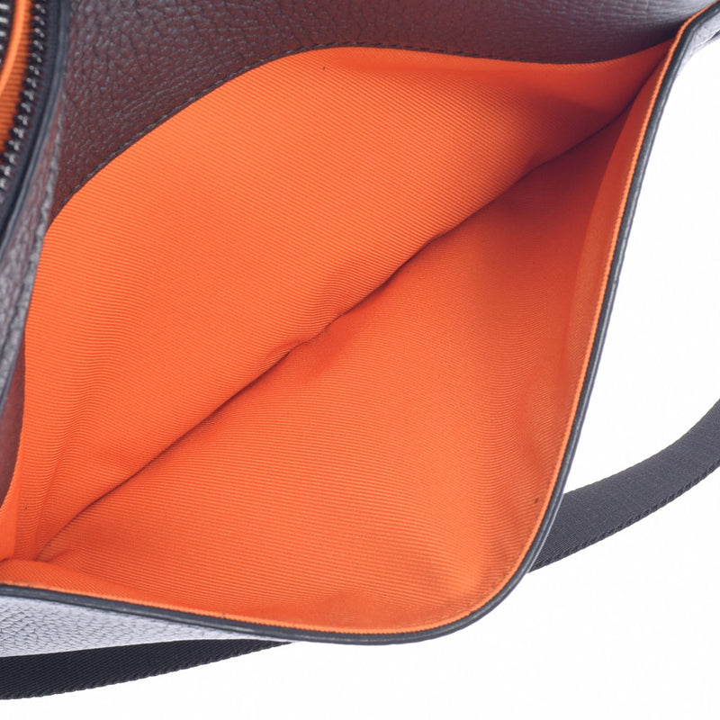 路易威顿路易斯·维顿（Louis Vuitton）Alpha Messenger灰色/黑色/橙色M52767女蛋白皮革肩带AB AB级使用Ginzo