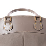 LOUIS VUITTON ルイヴィトン スハリ ロックイットMM グレー ゴールド金具 M91791 レディース レザー ハンドバッグ ABランク 中古 銀蔵