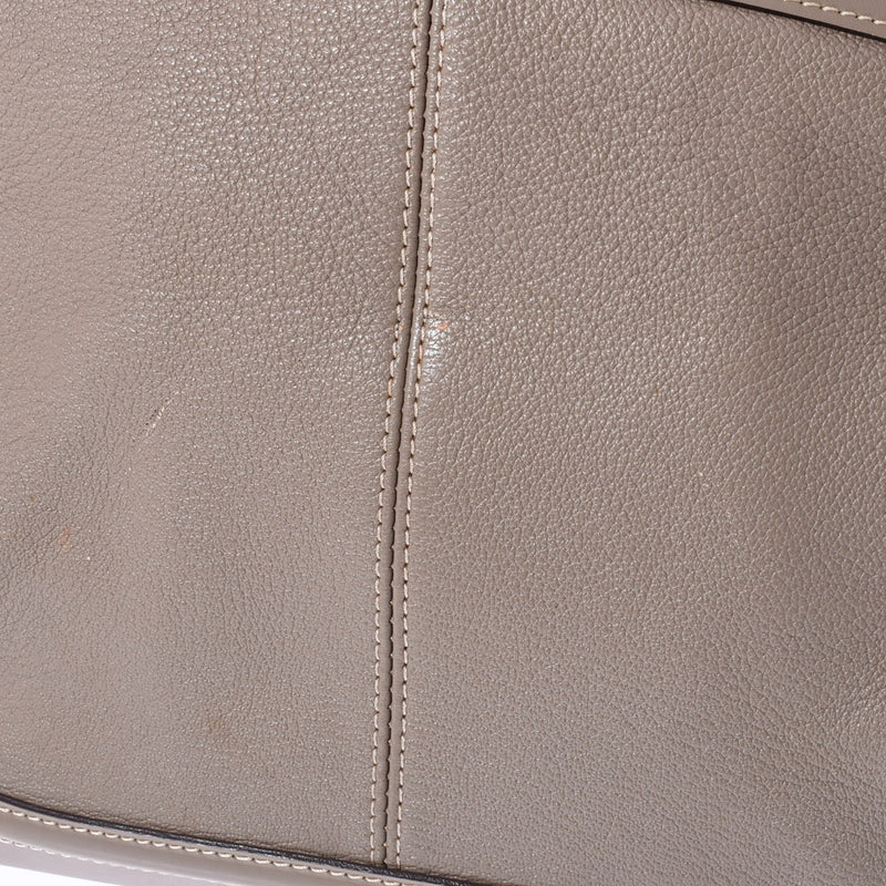 LOUIS VUITTON ルイヴィトン スハリ ロックイットMM グレー ゴールド金具 M91791 レディース レザー ハンドバッグ ABランク 中古 銀蔵