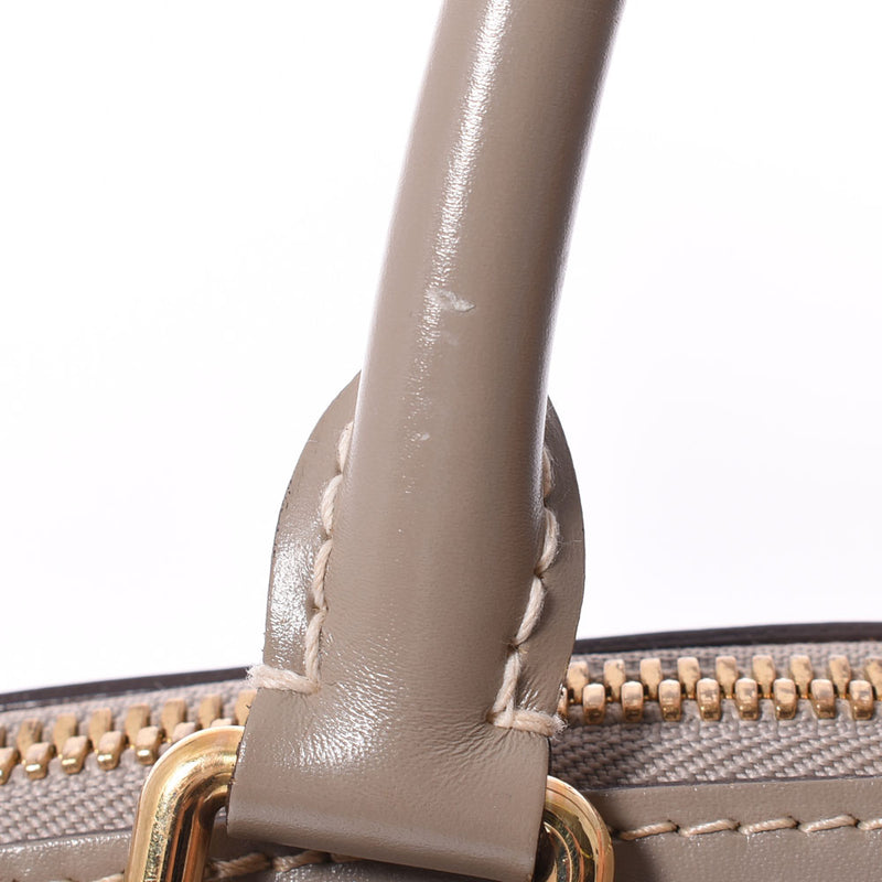 LOUIS VUITTON ルイヴィトン スハリ ロックイットMM グレー ゴールド金具 M91791 レディース レザー ハンドバッグ ABランク 中古 銀蔵