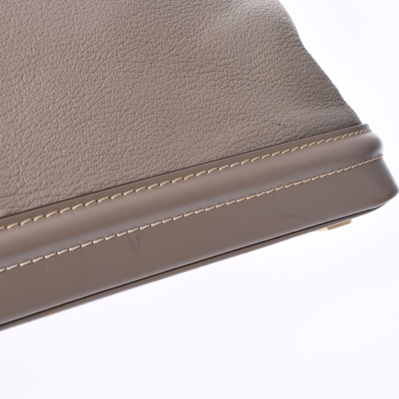 LOUIS VUITTON ルイヴィトン スハリ ロックイットMM グレー ゴールド金具 M91791 レディース レザー ハンドバッグ ABランク 中古 銀蔵