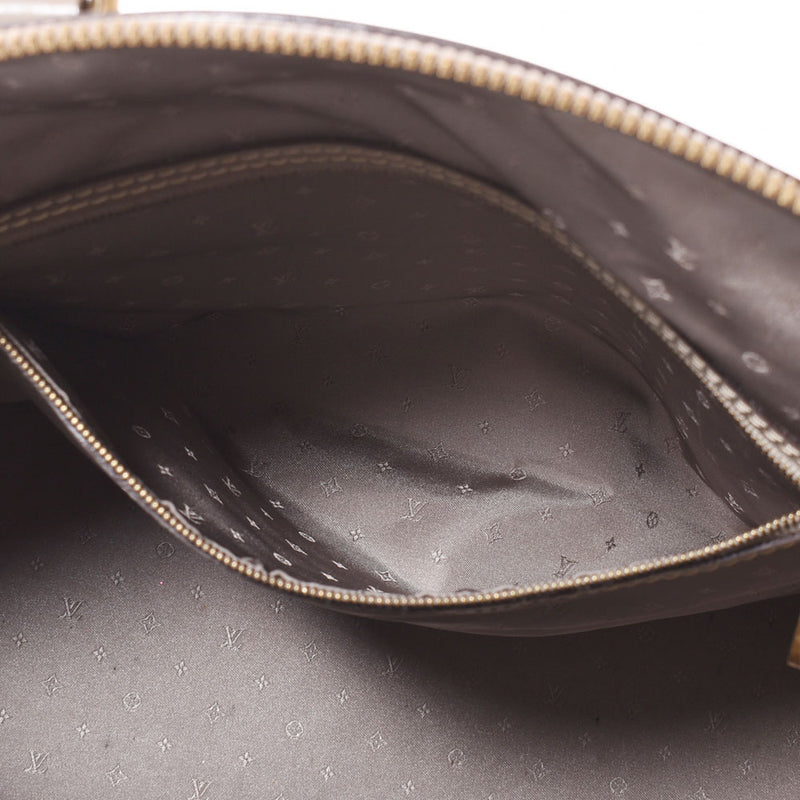 LOUIS VUITTON ルイヴィトン スハリ ロックイットMM グレー ゴールド金具 M91791 レディース レザー ハンドバッグ ABランク 中古 銀蔵