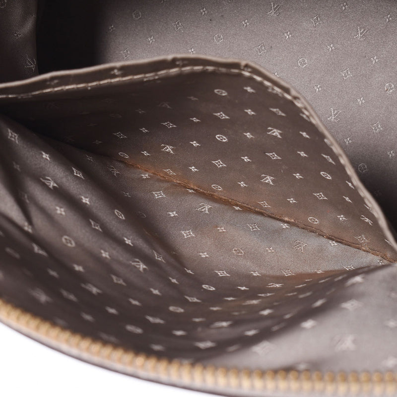 LOUIS VUITTON ルイヴィトン スハリ ロックイットMM グレー ゴールド金具 M91791 レディース レザー ハンドバッグ ABランク 中古 銀蔵