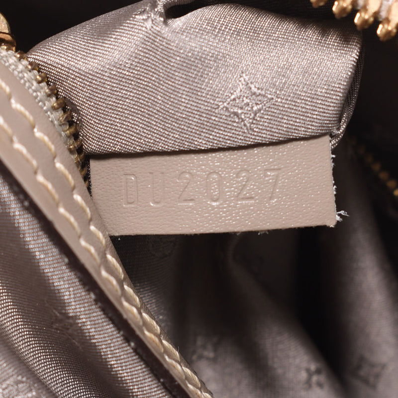 LOUIS VUITTON ルイヴィトン スハリ ロックイットMM グレー ゴールド金具 M91791 レディース レザー ハンドバッグ ABランク 中古 銀蔵