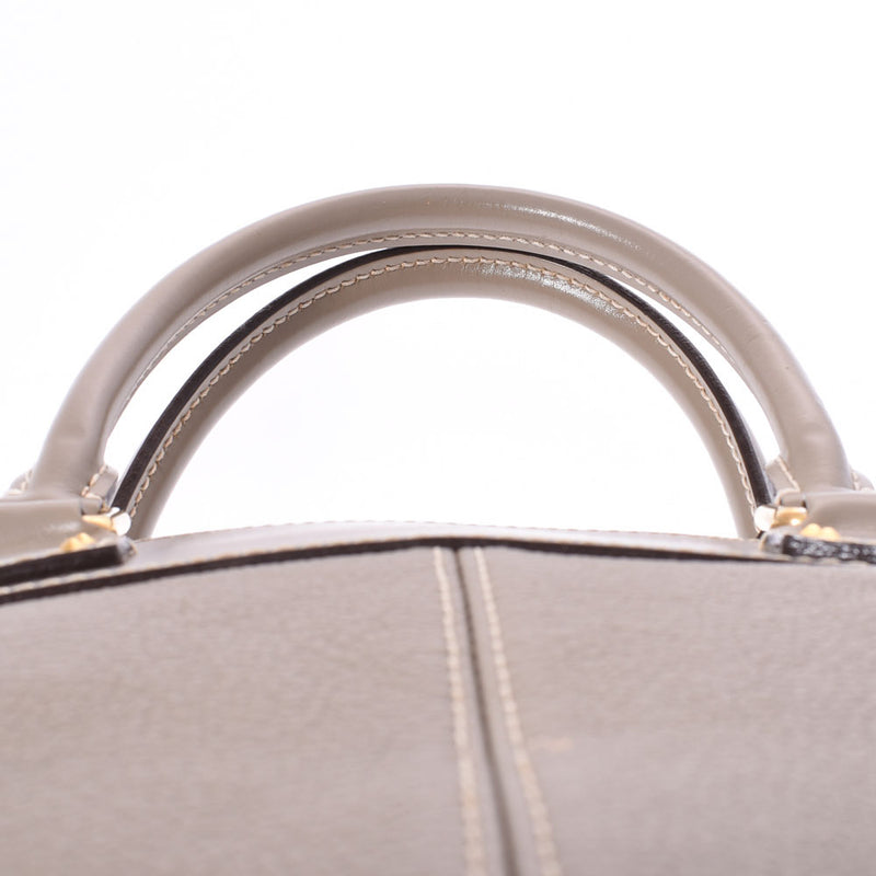 LOUIS VUITTON ルイヴィトン スハリ ロックイットMM グレー ゴールド金具 M91791 レディース レザー ハンドバッグ ABランク 中古 銀蔵