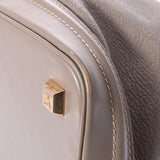 LOUIS VUITTON ルイヴィトン スハリ ロックイットMM グレー ゴールド金具 M91791 レディース レザー ハンドバッグ ABランク 中古 銀蔵