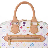 LOUIS VUITTON ルイヴィトン マルチカラー アルマ ブロン(白) M92647 レディース モノグラムマルチカラー ハンドバッグ ABランク 中古 銀蔵