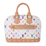 LOUIS VUITTON ルイヴィトン マルチカラー アルマ ブロン(白) M92647 レディース モノグラムマルチカラー ハンドバッグ ABランク 中古 銀蔵
