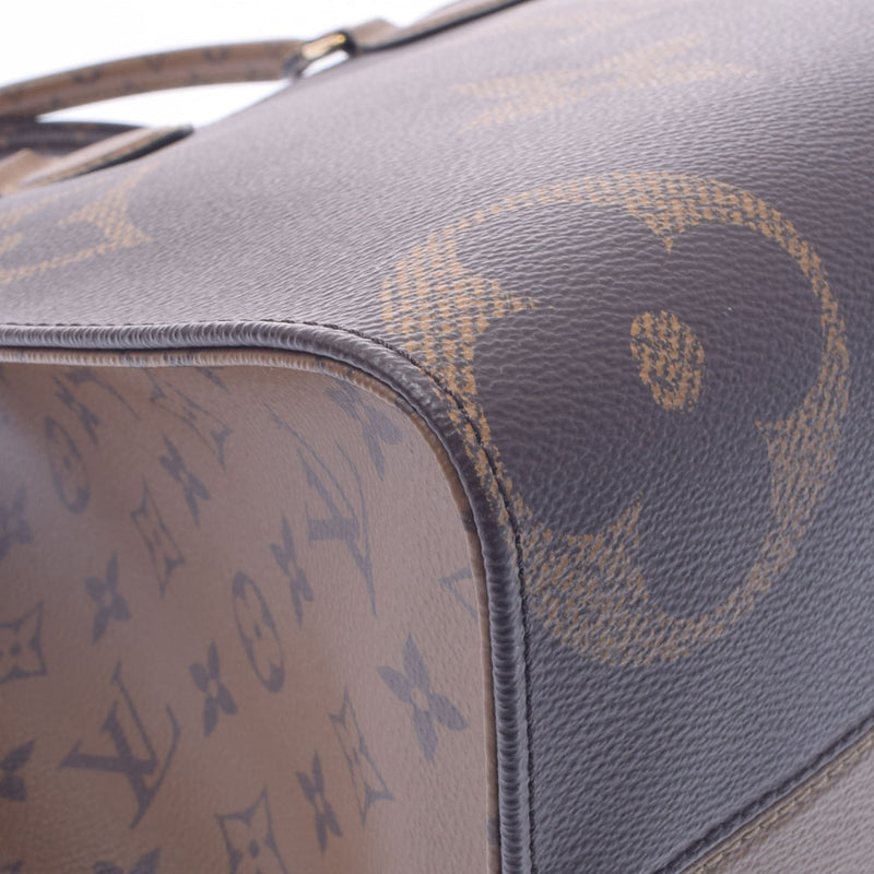 LOUIS VUITTON ルイヴィトン モノグラム リバース オンザゴーMM 2WAY ブラウン M45321 ユニセックス モノグラムキャンバス トートバッグ Aランク 中古 銀蔵