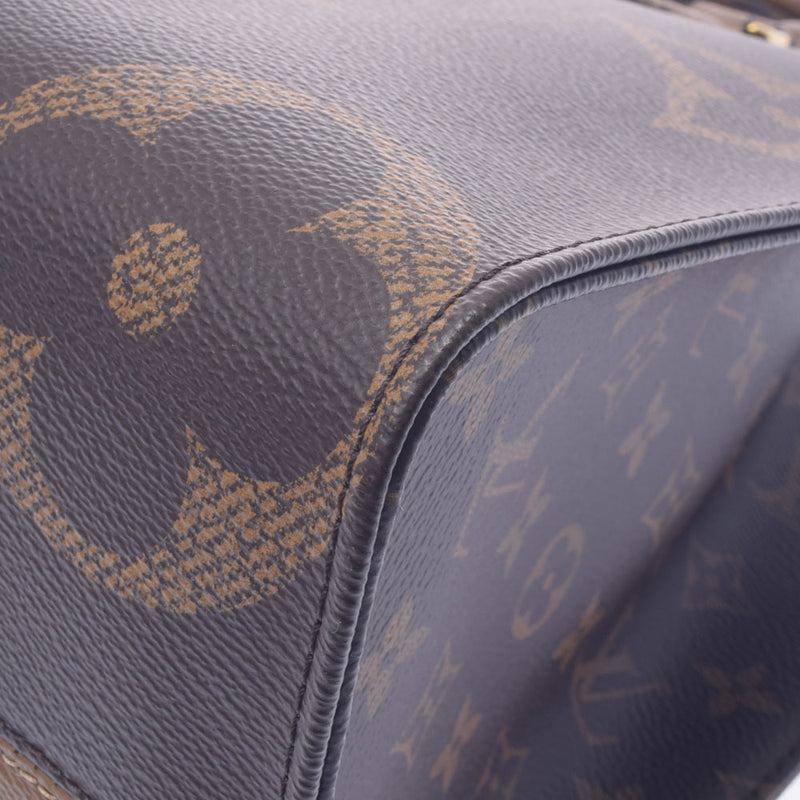 LOUIS VUITTON Louis Vuitton Monogram Reverse Onzago MM 2WAY Brown M45321 Unisex Monograph Tote Bag A Rank used Ginzo