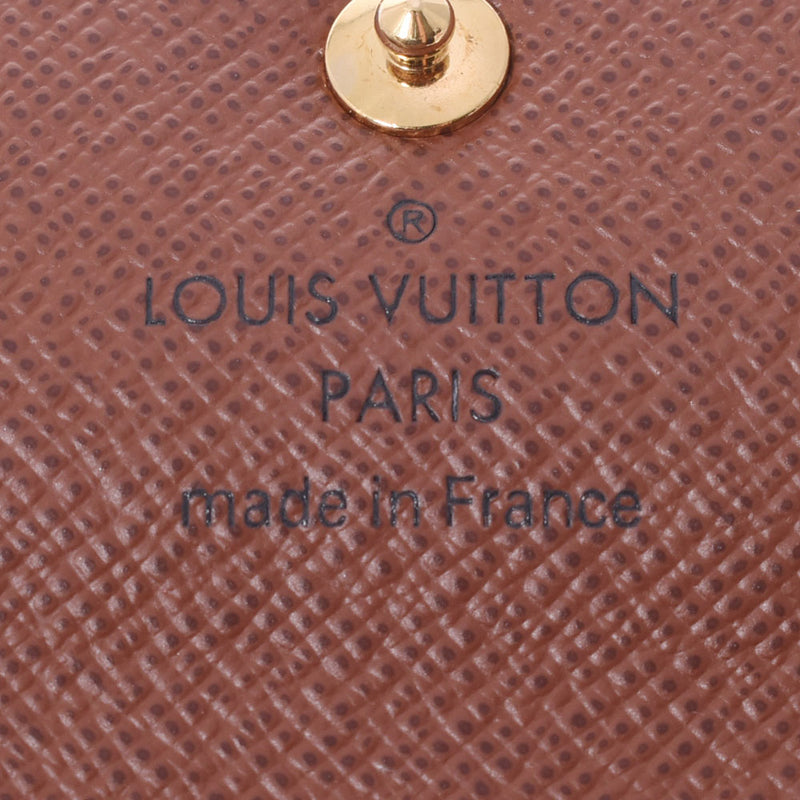 LOUIS VUITTON Louis Vuitton Monogram Multicre 4 4 ​​-key case Brown M69517 Unisex Monogram Canvas Key Case A Rank used Ginzo