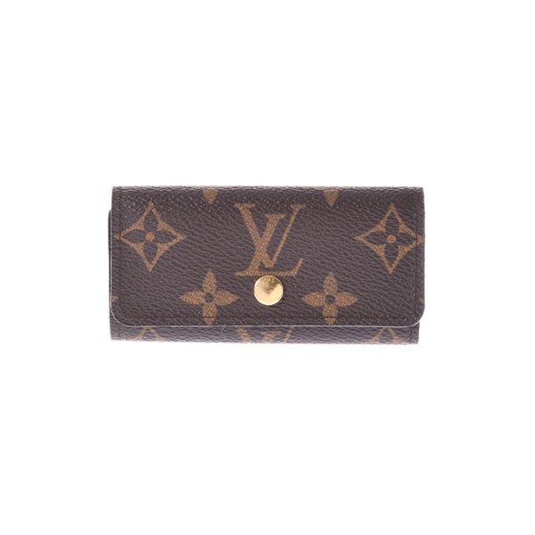 路易威顿路易·维顿（Louis Vuitton）路易威登（Louis Vuitton）会标多级4-键盒棕色M69517男女通用会标帆布关键案例一个级别的ginzo