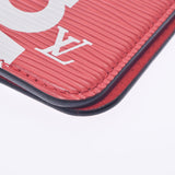 LOUIS VUITTON Louis Vuitton Epi iPhone7 Supreme Collaboration Smartphone Case Red/White M64498 Ladies Epi Leather Mobile/Smartphone Axesal A Rank used Ginzo