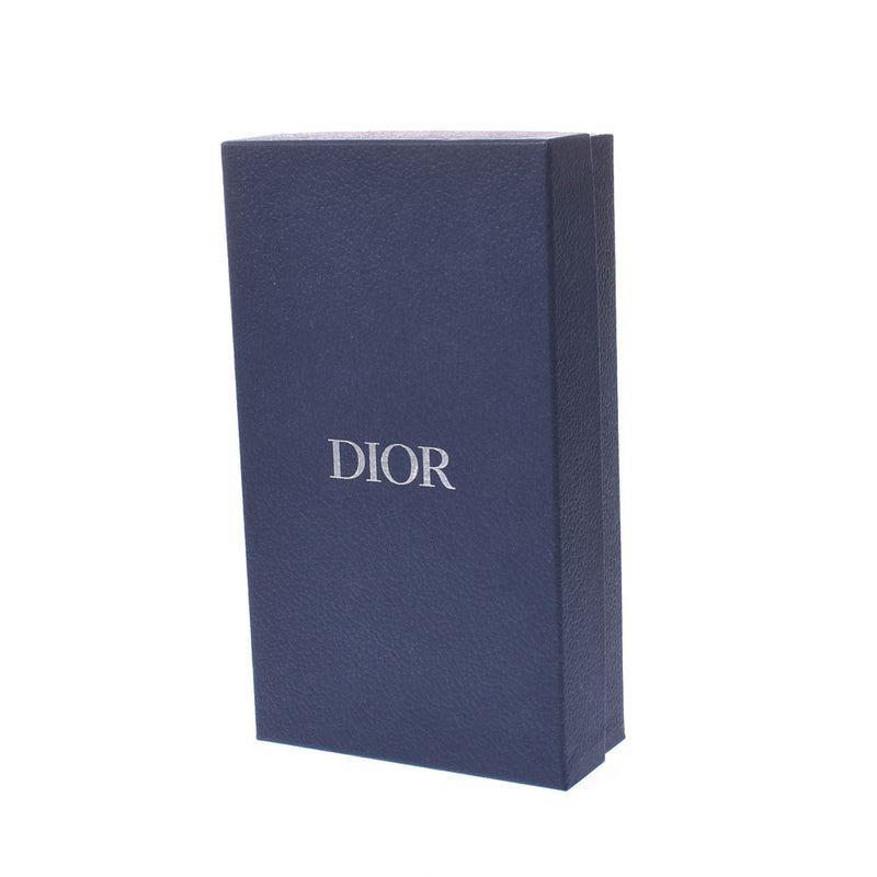 CHRISTIAN DIOR クリスチャンディオール ケニーシャーフ ネイビー レディース ジャガード メッセンジャーバッグ ABランク 中古 銀蔵