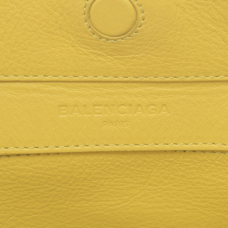 BALENCIAGA Balenciaga Zapapa Mini 2WAY Bag Yellow 357333 Ladies Calf Handbag B Rank used Ginzo