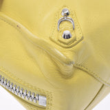 BALENCIAGA Balenciaga Zapapa Mini 2WAY Bag Yellow 357333 Ladies Calf Handbag B Rank used Ginzo