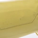 BALENCIAGA Balenciaga Zapapa Mini 2WAY Bag Yellow 357333 Ladies Calf Handbag B Rank used Ginzo