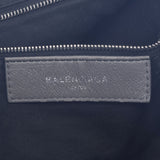 BALENCIAGA Balenciaga The City Classic Metallic Edge Gray 390154 Ladies Calf 2WAY Bag B Rank used Ginzo