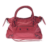 BALENCIAGA Balenciaga The Town 2WAY Red 240579 Ladies Leather Handbag AB Rank Used Ginzo