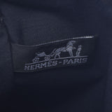 HERMES Hermes Acapulco Black Unisex Canvas Shoulder Bag AB Rank used Ginzo