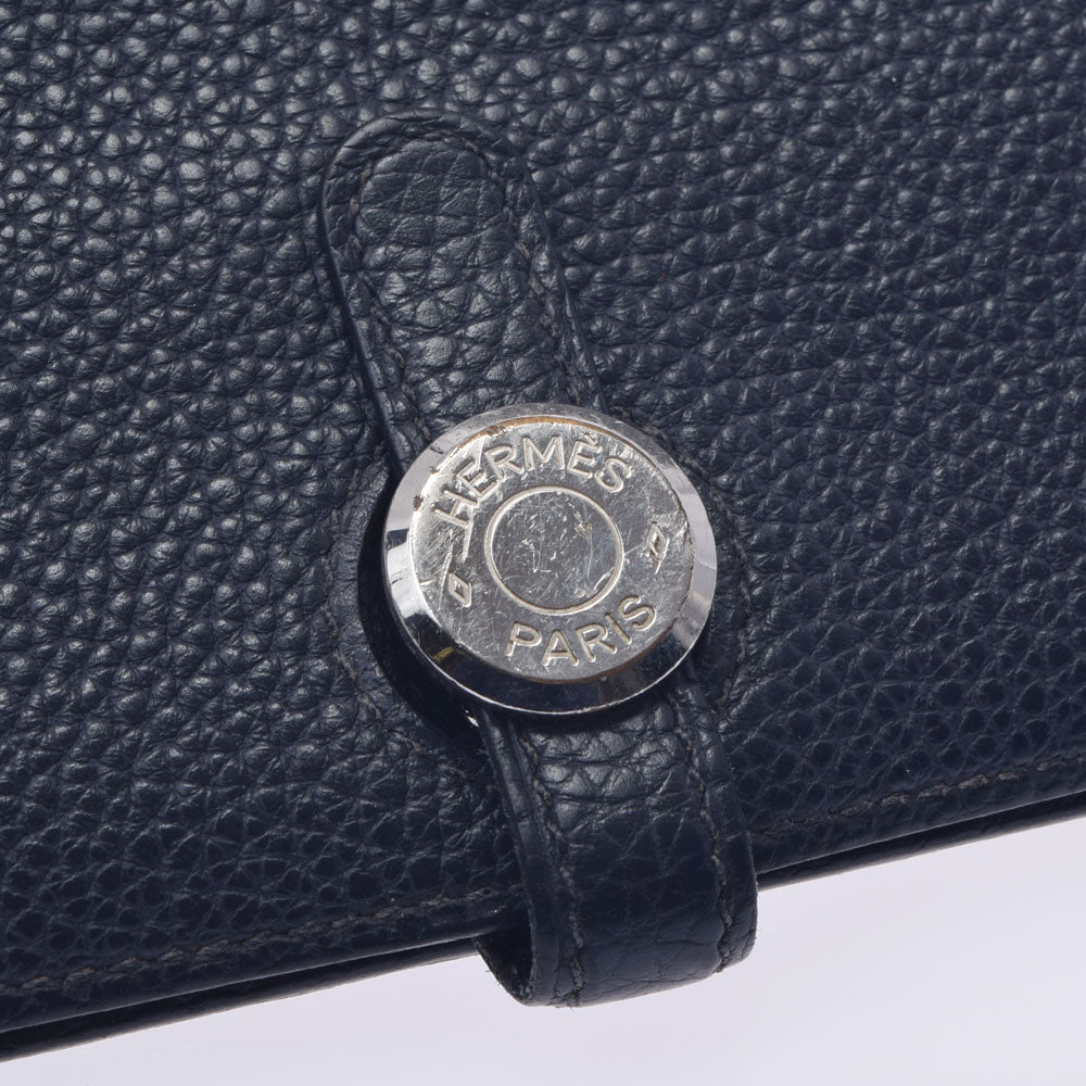 エルメスドゴンロング ブルーインディゴ シルバー金具 X刻印(2016年頃