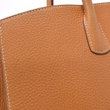 HERMES エルメス ホワイトバス GM ナチュラルサブレ □E刻印(2001年頃) ユニセックス レザー ハンドバッグ Bランク 中古 銀蔵