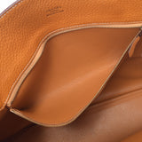 HERMES エルメス ホワイトバス GM ナチュラルサブレ □E刻印(2001年頃) ユニセックス レザー ハンドバッグ Bランク 中古 銀蔵