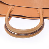 HERMES エルメス ホワイトバス GM ナチュラルサブレ □E刻印(2001年頃) ユニセックス レザー ハンドバッグ Bランク 中古 銀蔵