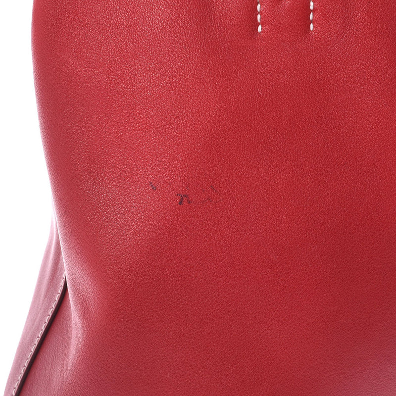 HERMES Hermes Dubble Sense 28 Reversible Tote Rouge Rouge Rouge/Rouge Viff □ P -engraved (around 2012) Unisex Vo Sickim Handbag B Rank used Ginzo