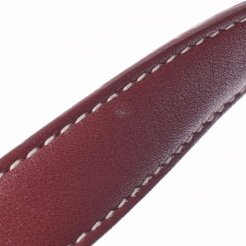 HERMES Hermes Dubble Sense 28 Reversible Tote Rouge Rouge Rouge/Rouge Viff □ P -engraved (around 2012) Unisex Vo Sickim Handbag B Rank used Ginzo