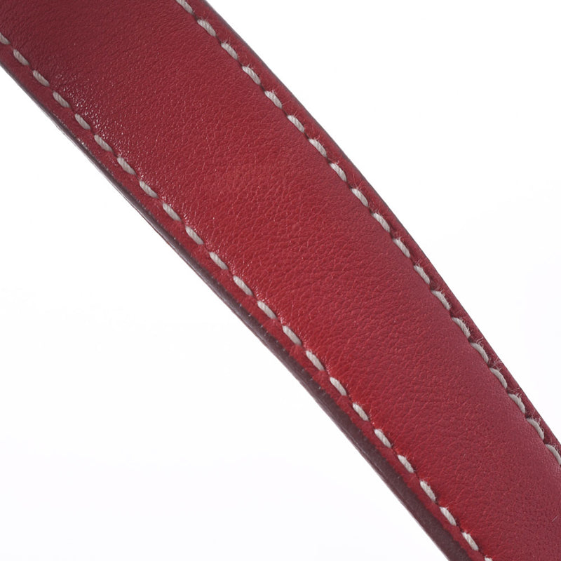 HERMES Hermes Dubble Sense 28 Reversible Tote Rouge Rouge Rouge/Rouge Viff □ P -engraved (around 2012) Unisex Vo Sickim Handbag B Rank used Ginzo