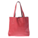 HERMES Hermes Dubble Sense 28 Reversible Tote Rouge Rouge Rouge/Rouge Viff □ P -engraved (around 2012) Unisex Vo Sickim Handbag B Rank used Ginzo