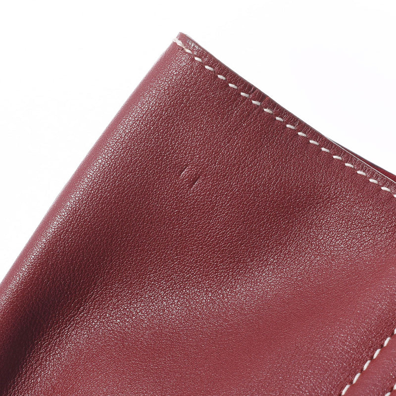 HERMES Hermes Dubble Sense 28 Reversible Tote Rouge Rouge Rouge/Rouge Viff □ P -engraved (around 2012) Unisex Vo Sickim Handbag B Rank used Ginzo