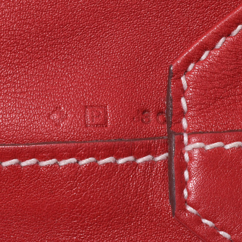 HERMES Hermes Dubble Sense 28 Reversible Tote Rouge Rouge Rouge/Rouge Viff □ P -engraved (around 2012) Unisex Vo Sickim Handbag B Rank used Ginzo